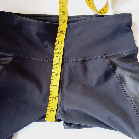 Sweaty Betty Black Power Wetlook Mesh Crop Workout Leggings Small - Picture 10 of 11